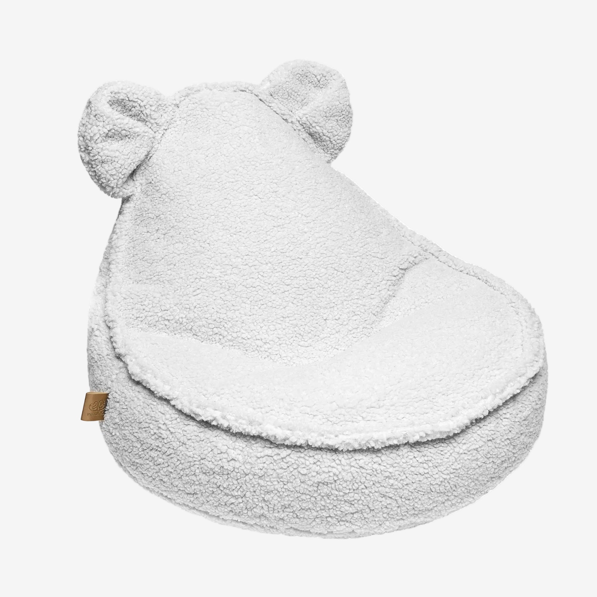MeowBaby® Bearly Teddy Sako Bag White