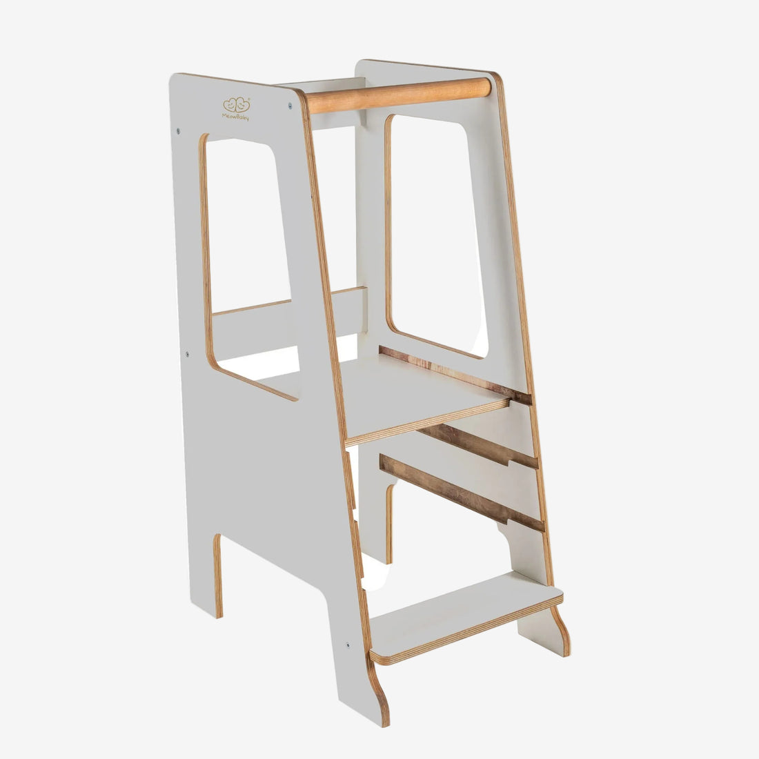MeowBaby® Plywood Kitchen Helper Scandi - Gray
