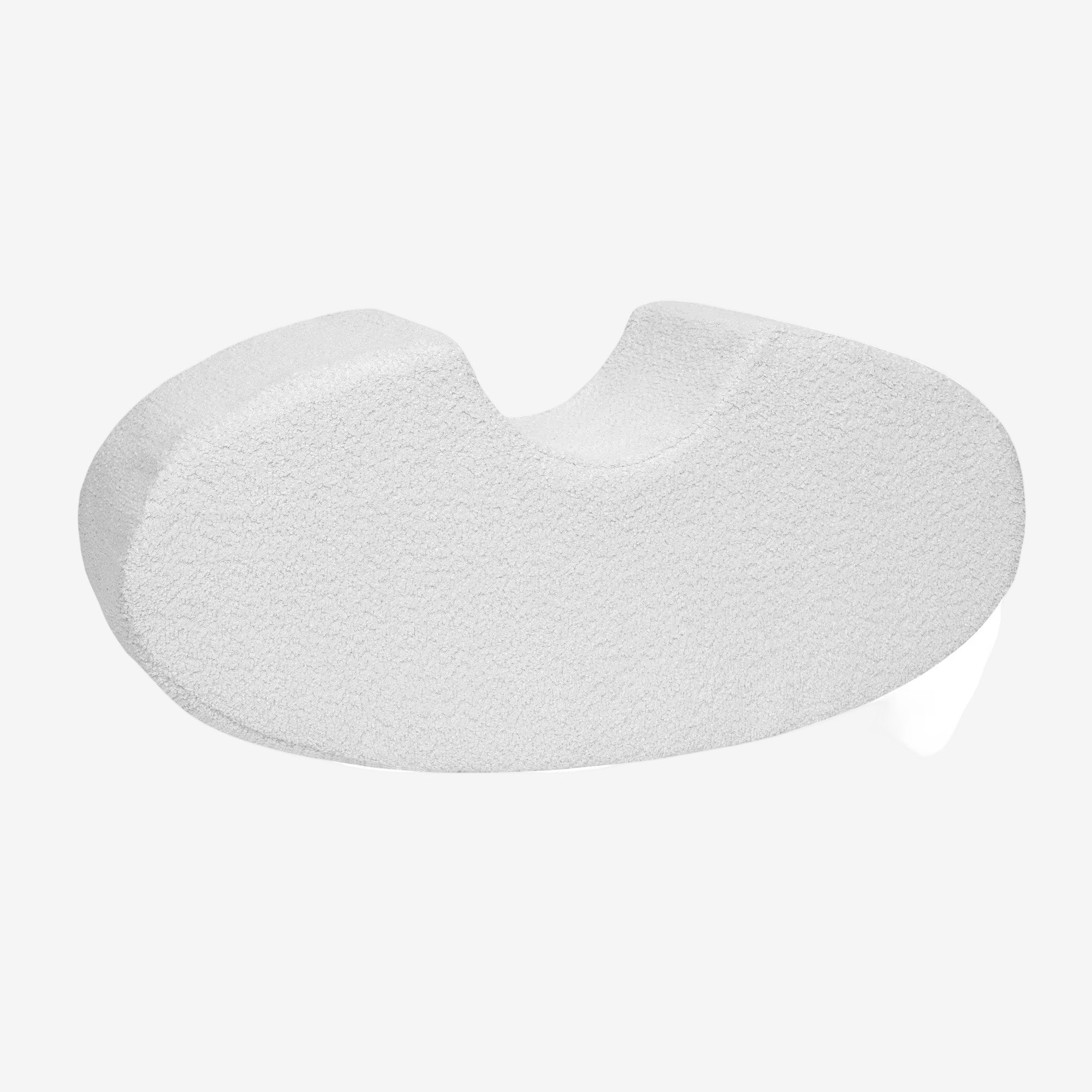 Bean Shape Foam Module - White Boucle