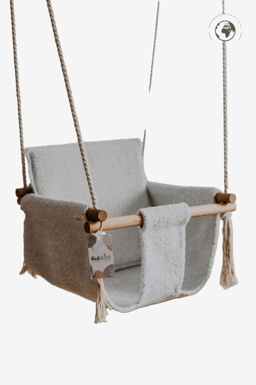 BaBi Baby Swing - Bouclé Ice Grey