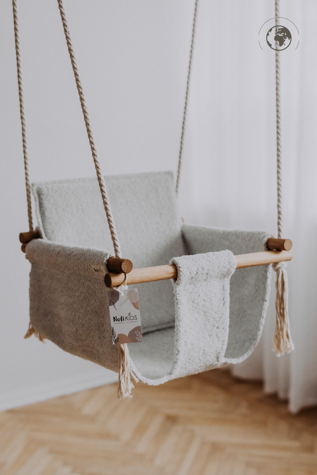 Nofi KIDS BaBi swing Boucle - Ice Grey