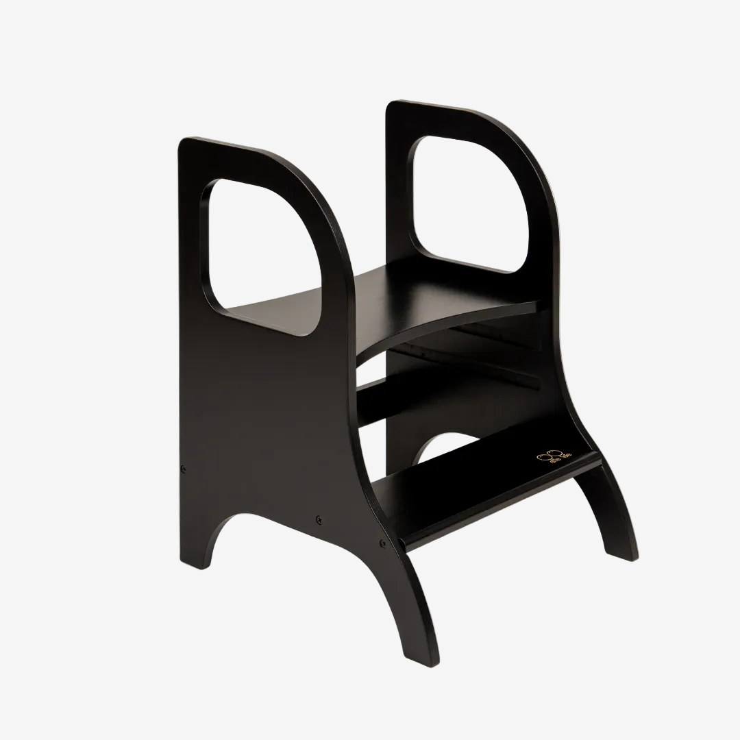 MIIMO® Adjustable Height Step Stool - Black