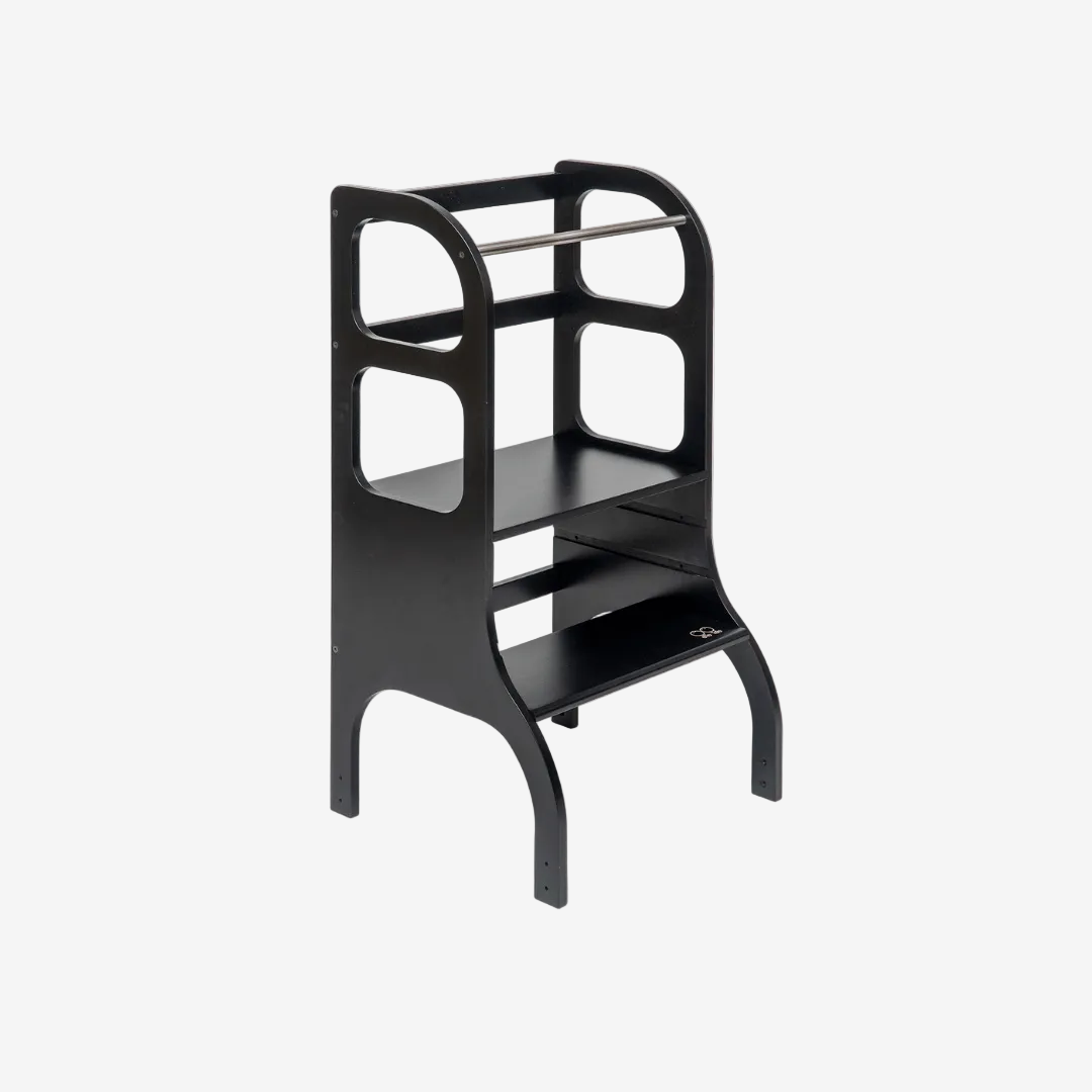 STEP UP Adjustable Height Helper Tower - Black