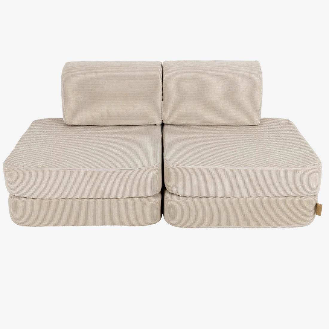 Small Modular Sofa for Kids - Slimcord Ecru