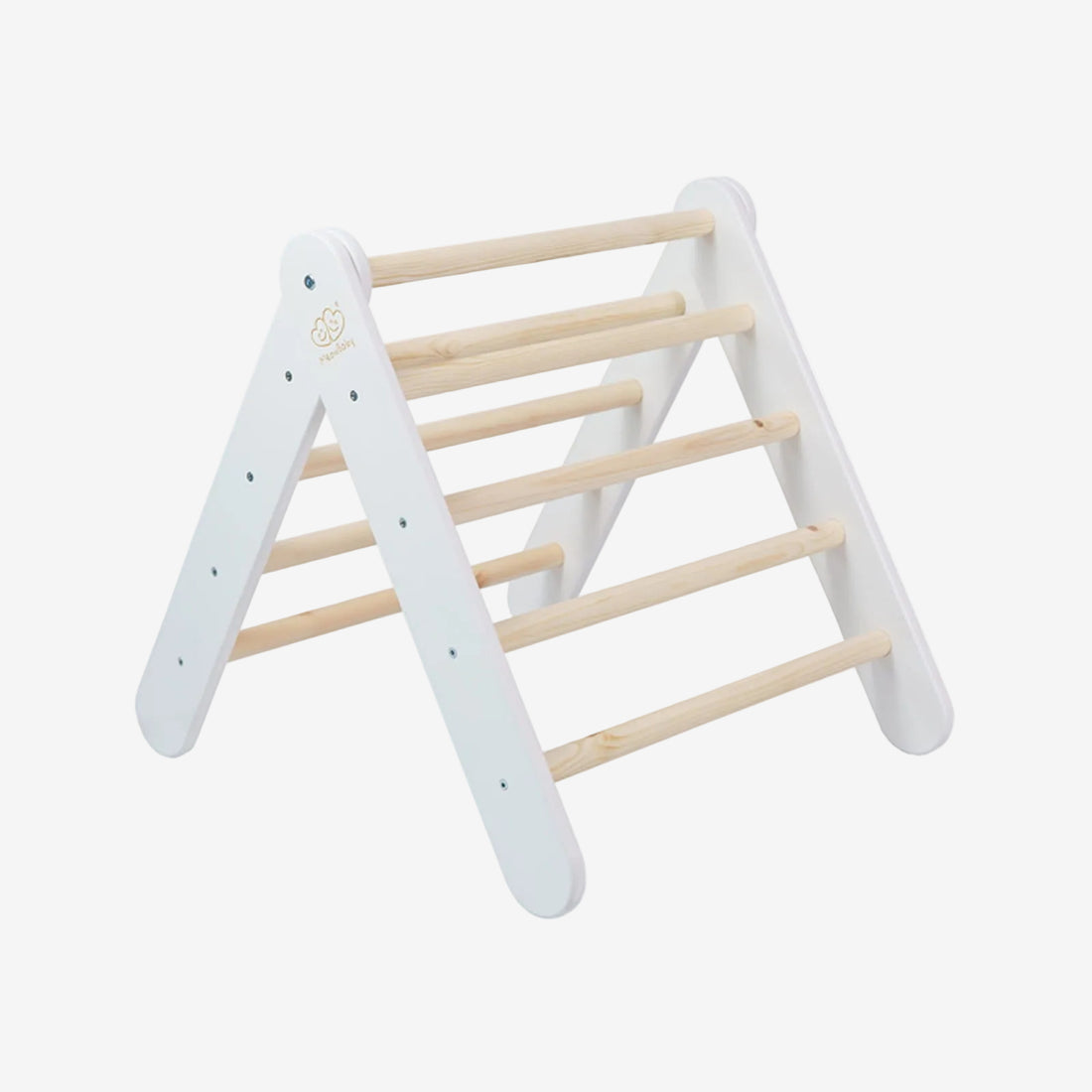 Wooden Pikler Climbing Ladder - White
