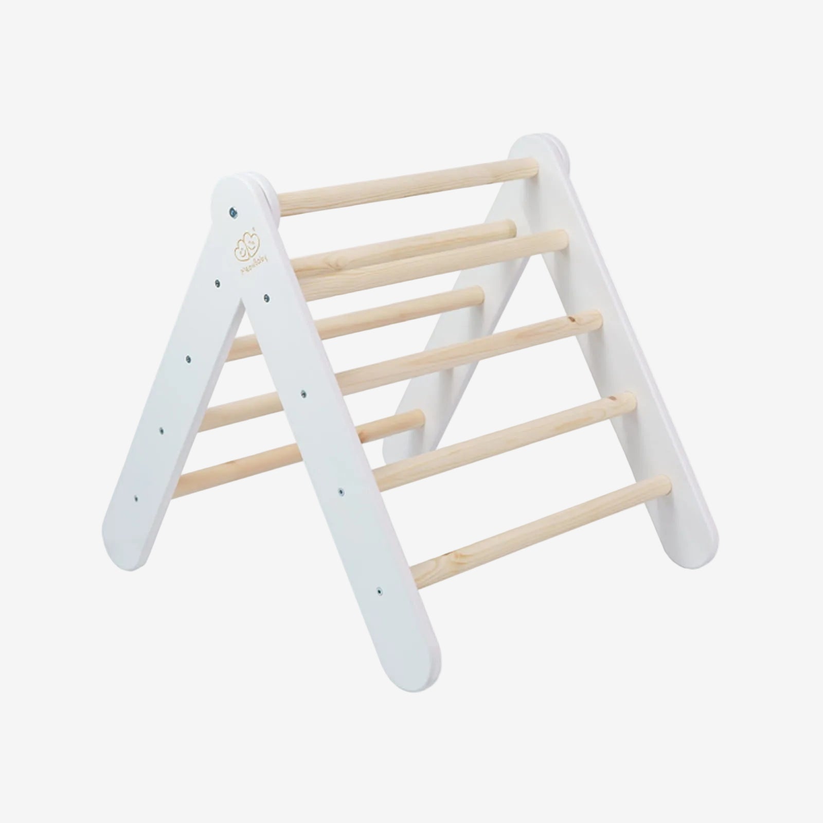 Wooden Pikler Climbing Ladder - White