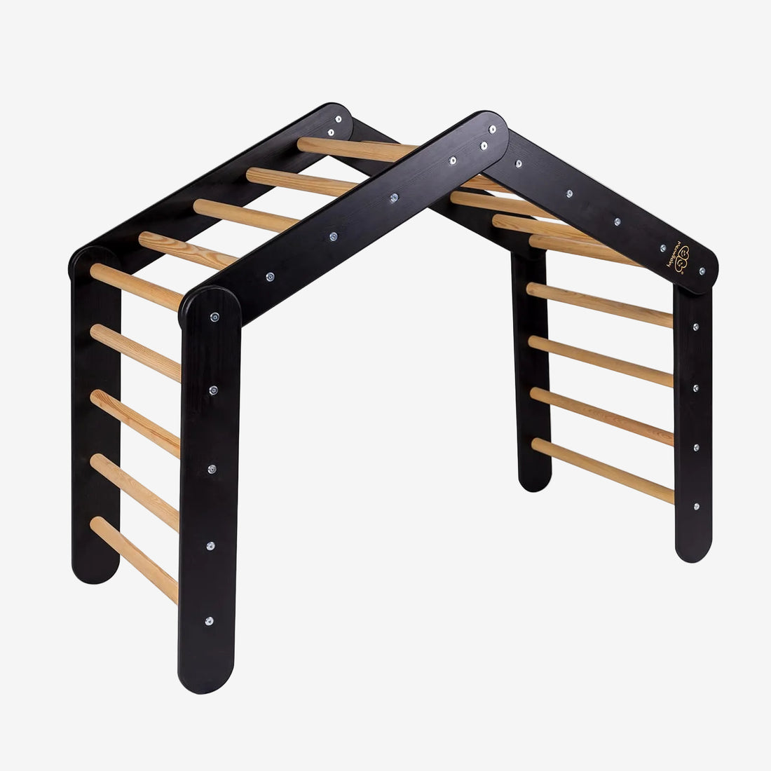 Large Wooden Pikler Ladder - Black