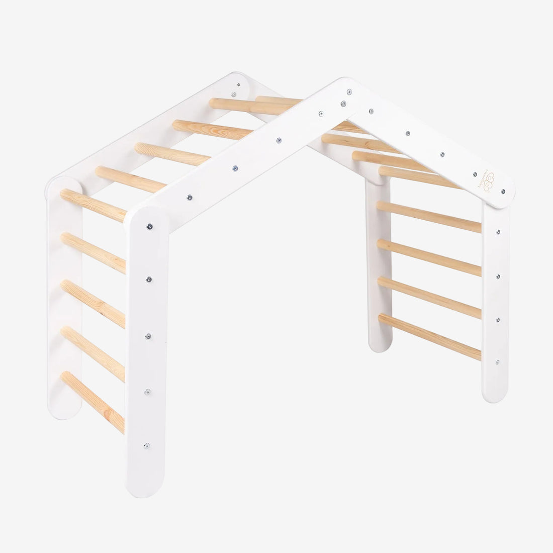 Large Wooden Pikler Ladder - White