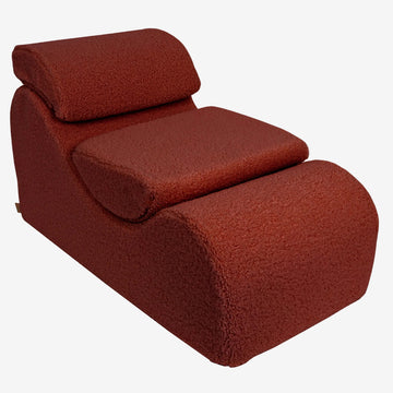 Wave Lounger - Brown Bearly