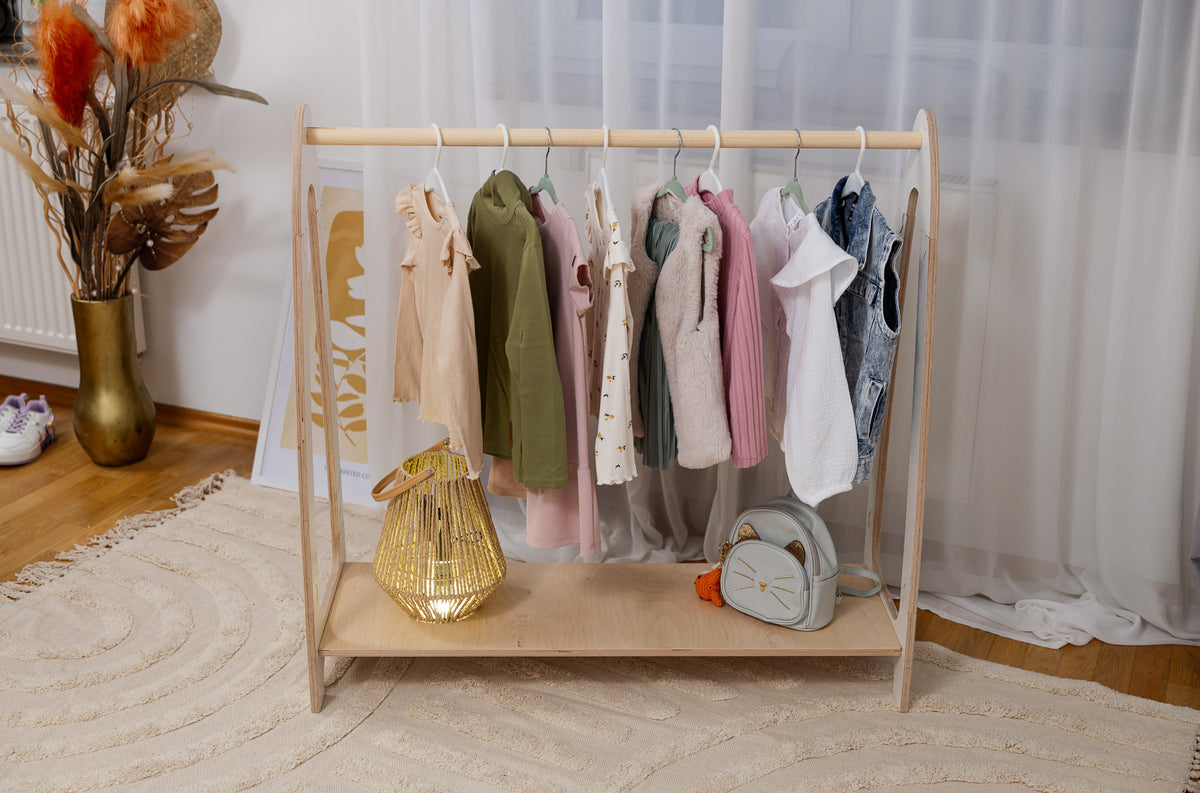 Arched Clothing Rack For Children - Large White