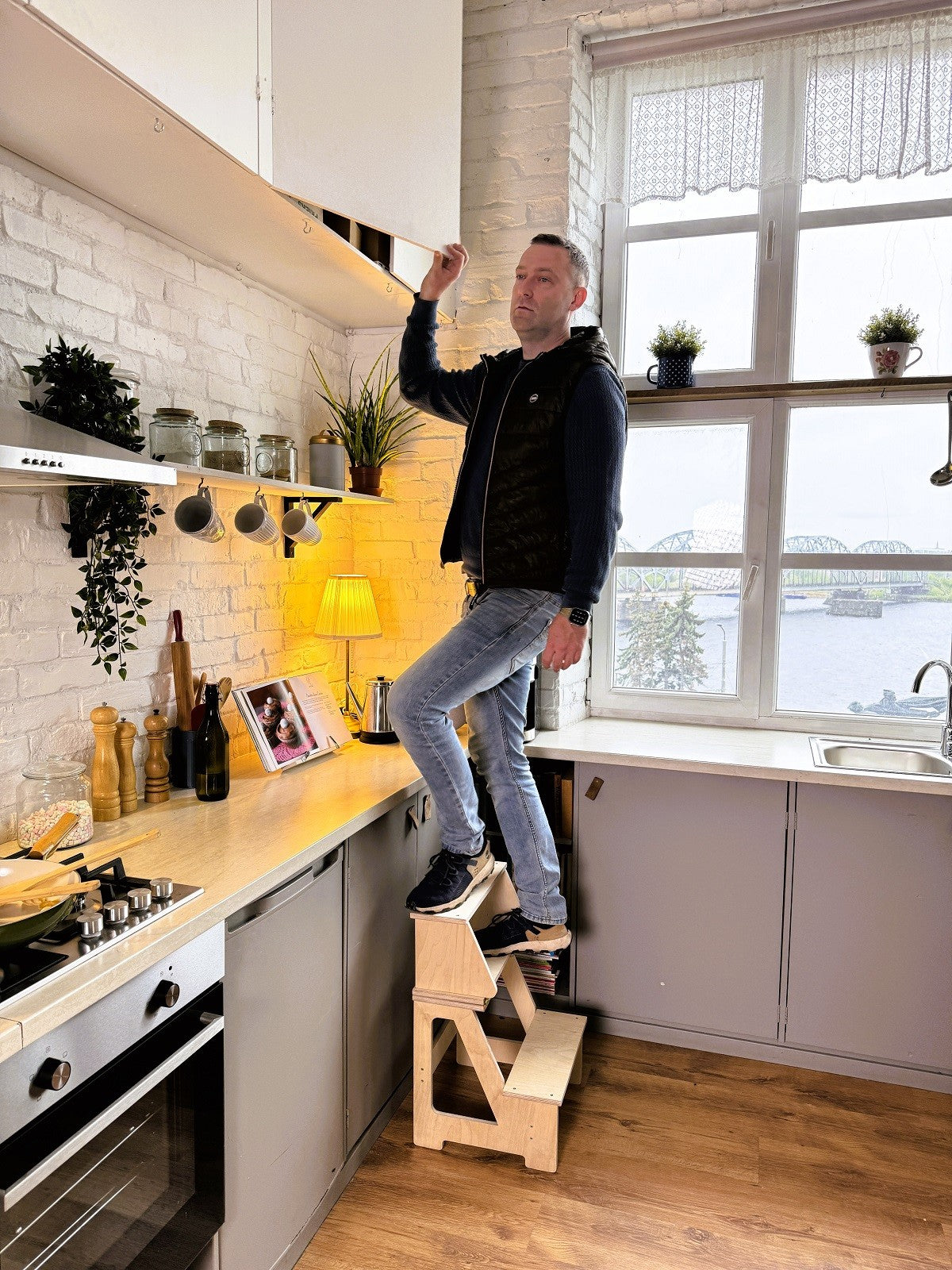 Folding Seat And Climbing Helper
