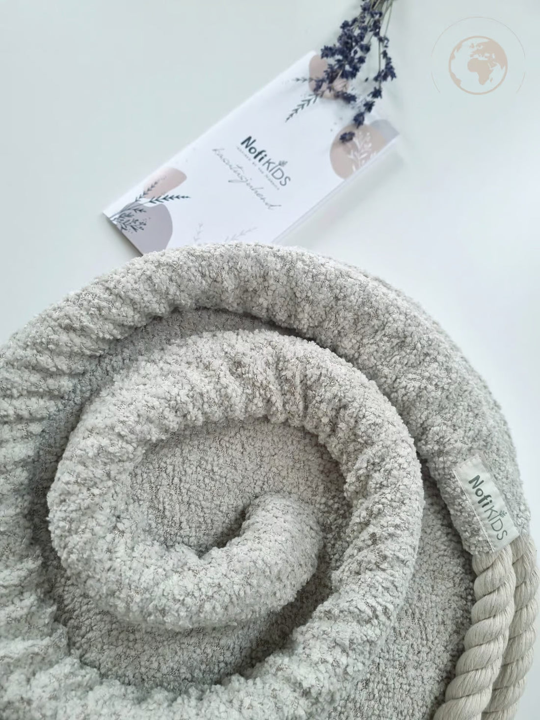 HopOn Swing - Bouclé Pearl White