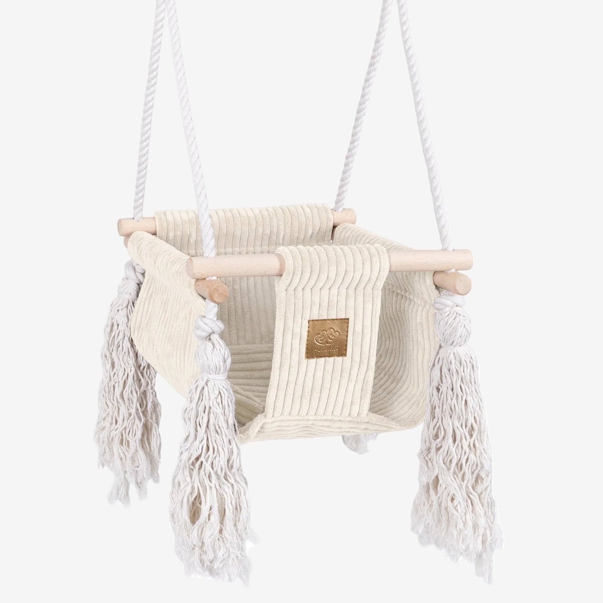 Indoor Baby Swing, Square - Ecru