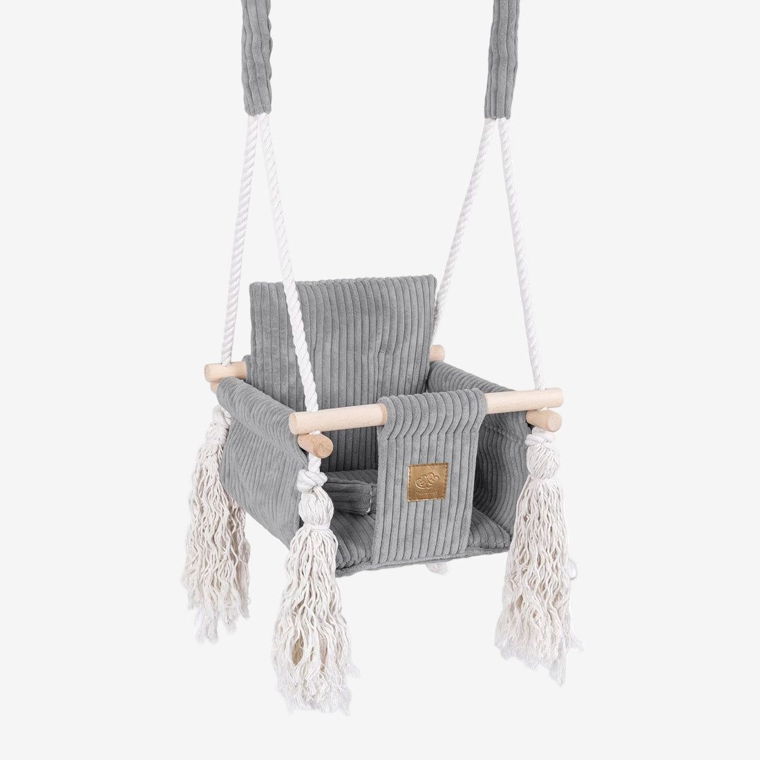 Indoor Baby Swing, Square - Grey
