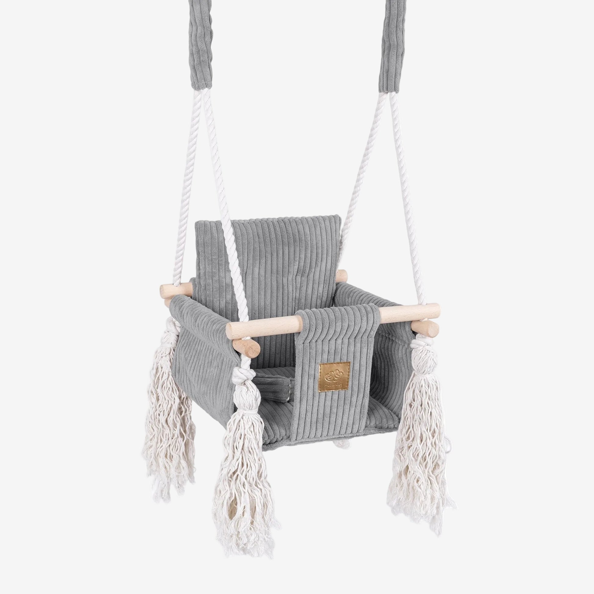 Indoor Baby Swing, Square - Grey