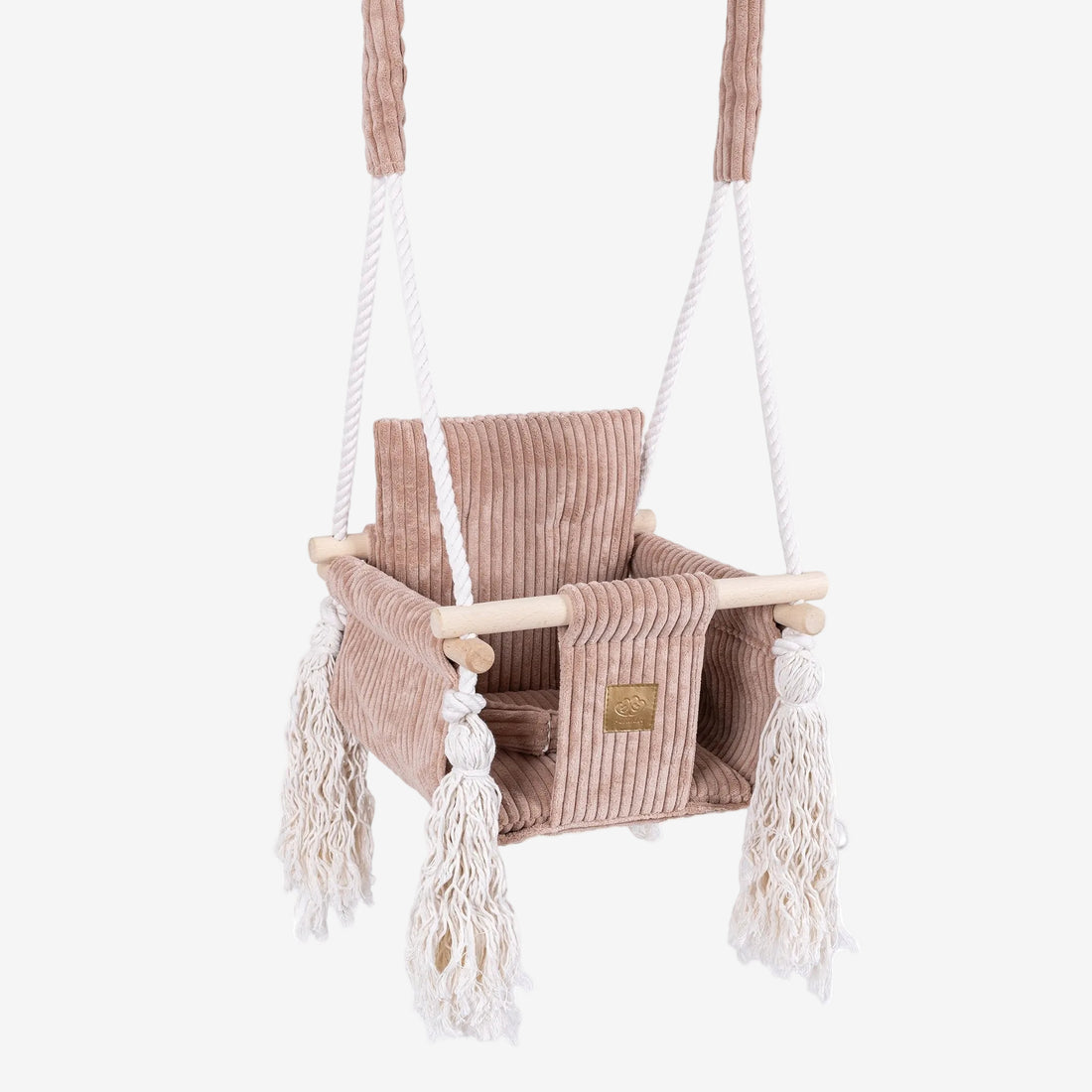 Indoor Baby Swing, Square - Pink Powder