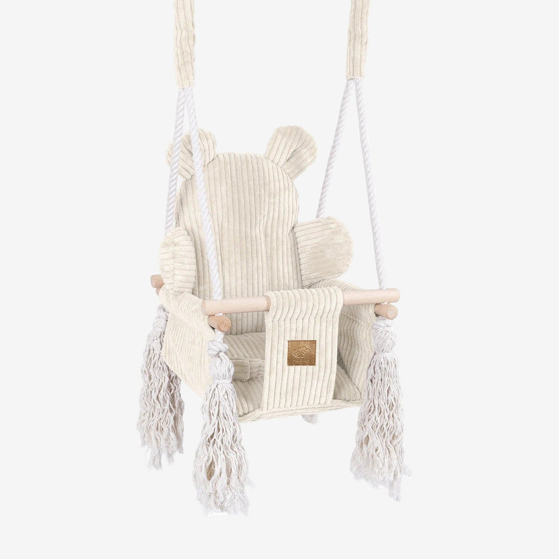 Indoor Baby Swing, Teddy - Ecru