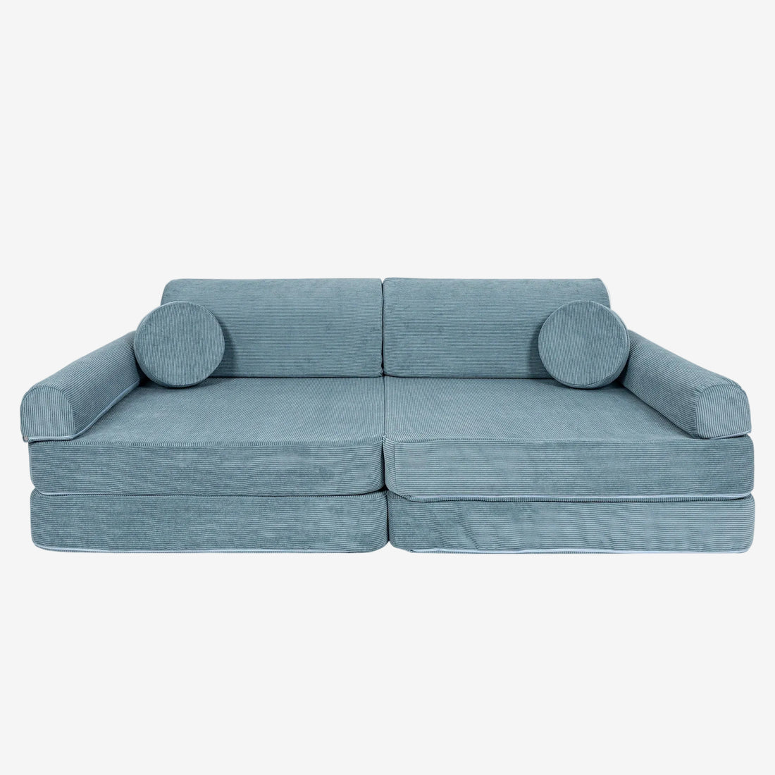 Large Modular Sofa for Kids - Slimcord Corduroy Turquise