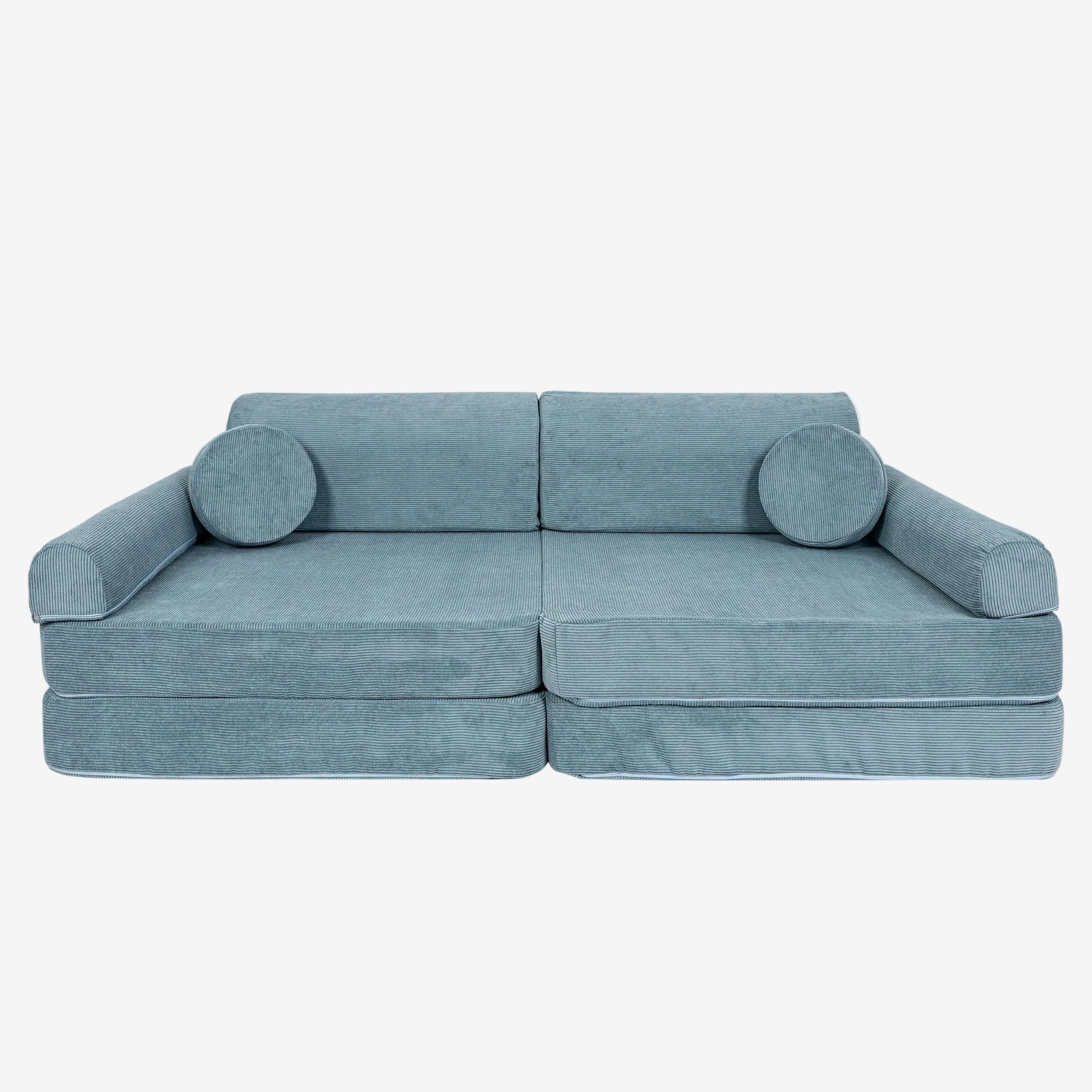 Large Modular Sofa for Kids - Slimcord Corduroy Turquise
