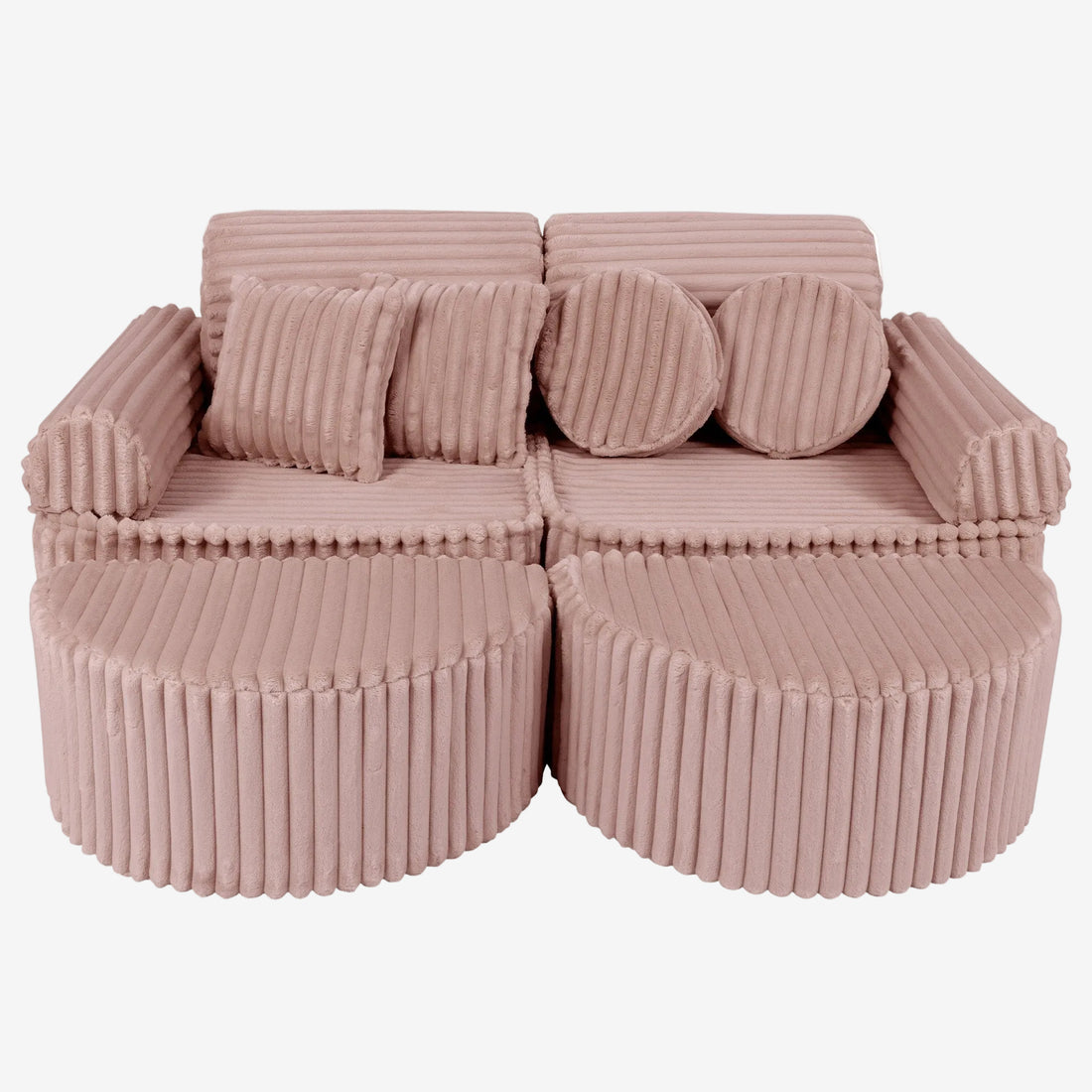 Medium Modular Sofa for Kids - Churros Pink Plus