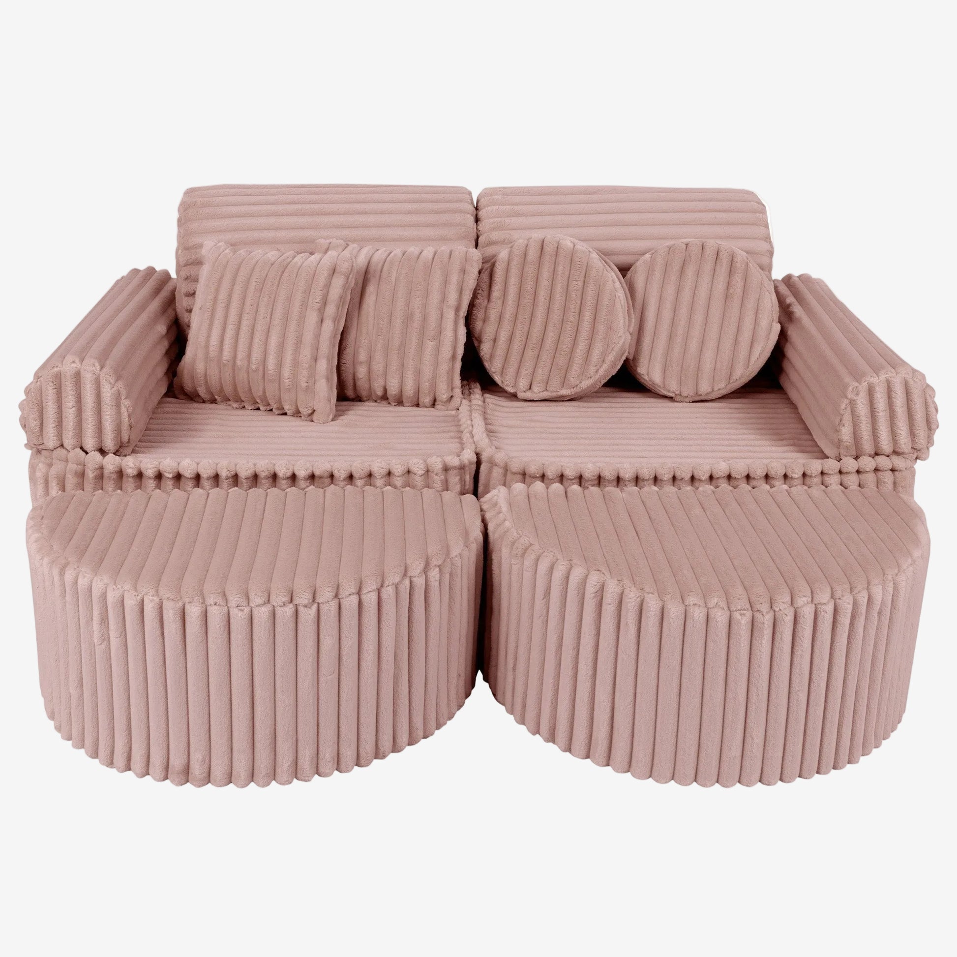 Medium Modular Sofa for Kids - Churros Pink Plus