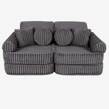 Medium Modular Sofa for Kids - Churros Jurassic Grey