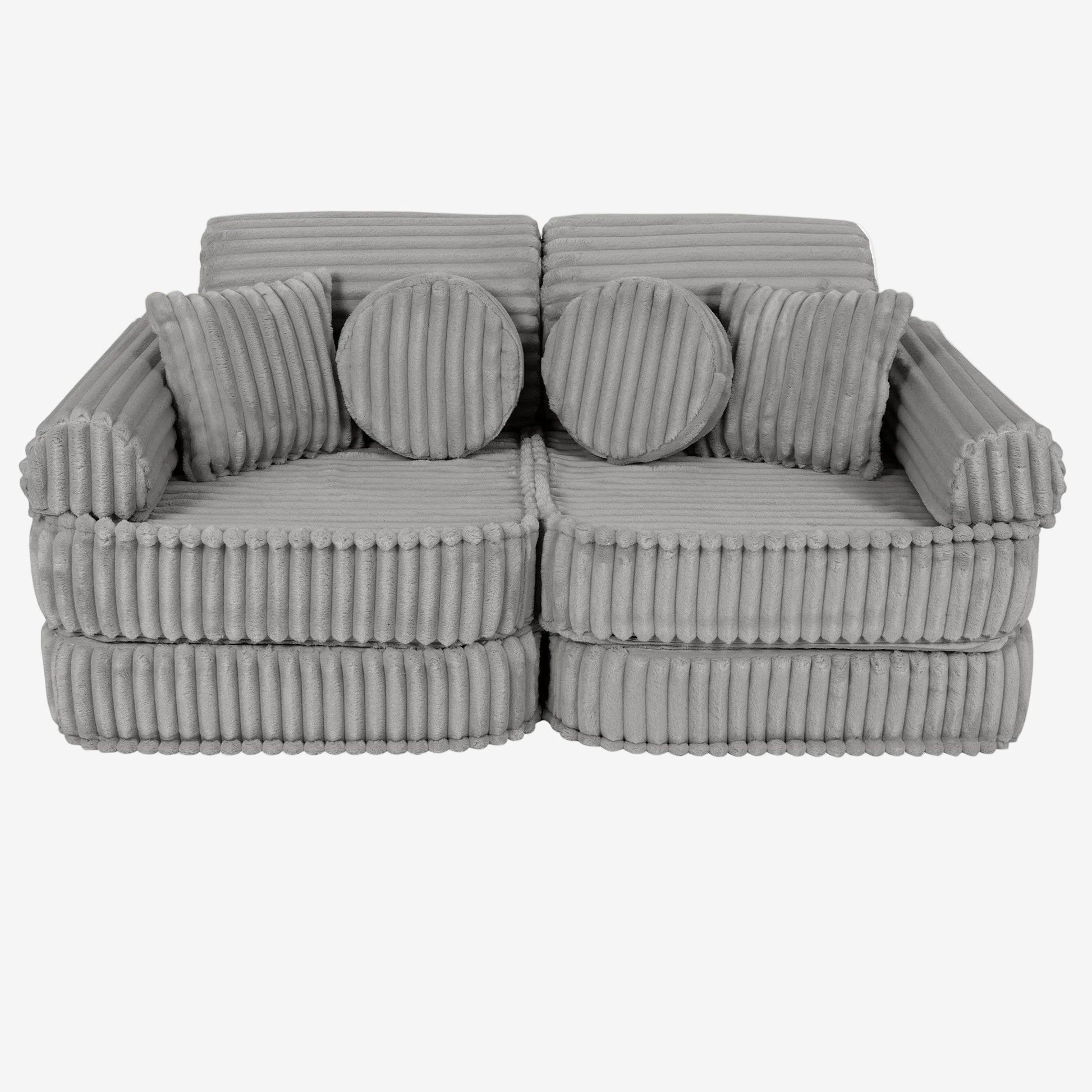 Medium Modular Sofa for Kids - Churros Moon Grey