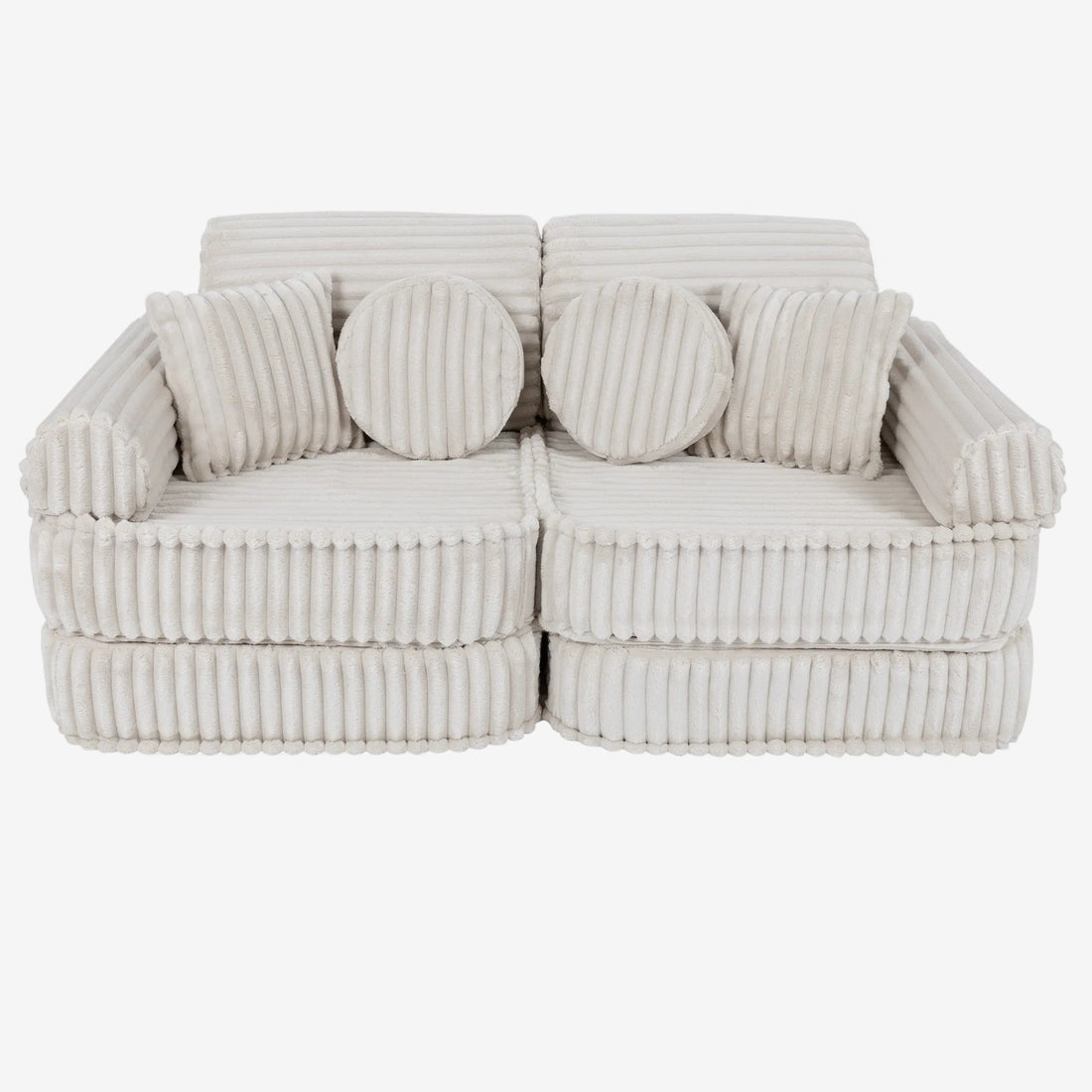 Medium Modular Sofa for Kids - Churros White