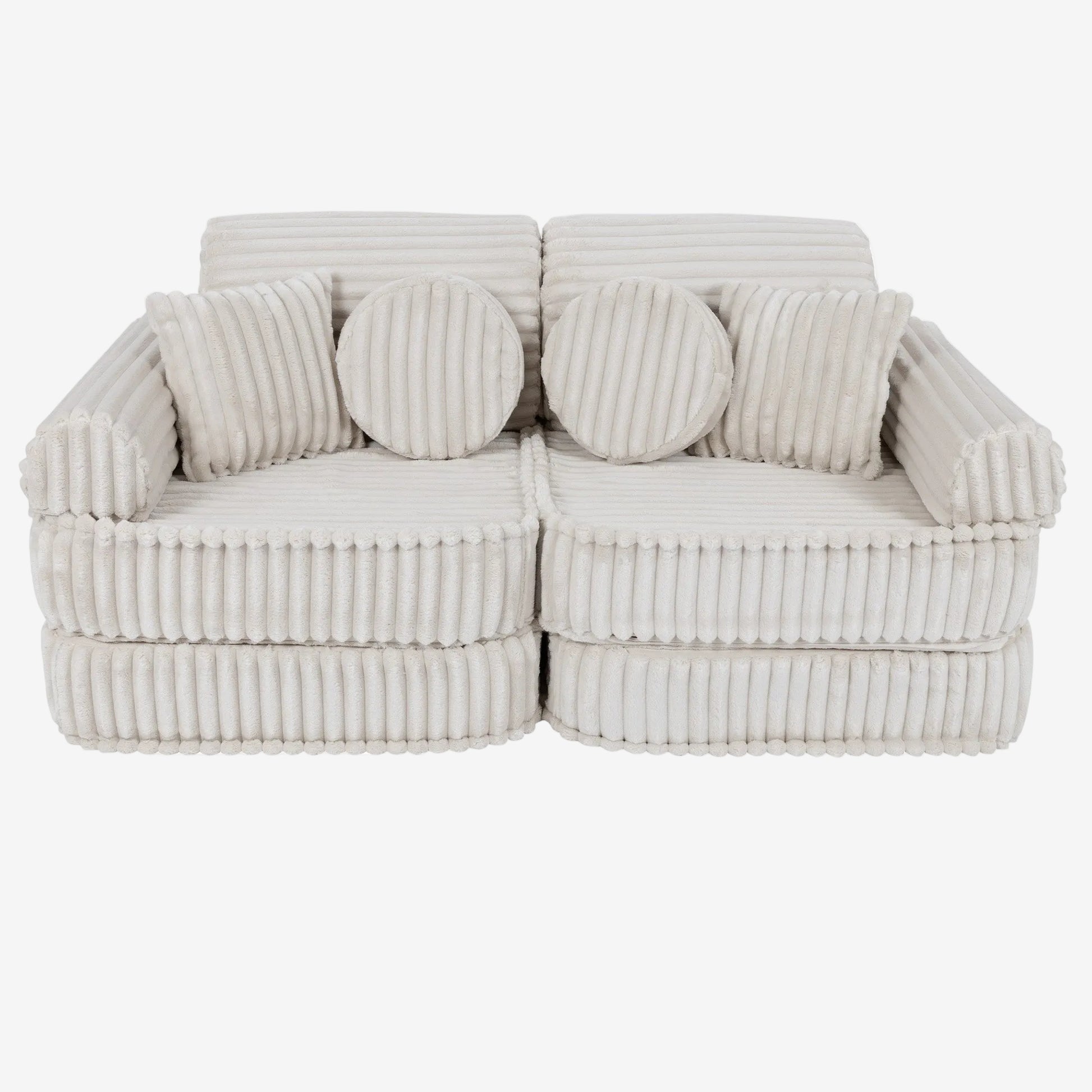 Medium Modular Sofa for Kids - Churros White