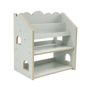MeowBaby Montessori MDF House Bookcase - Mint