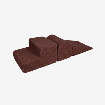 MeowBaby Soft play set 3 Elements #2 Bearly - Brown