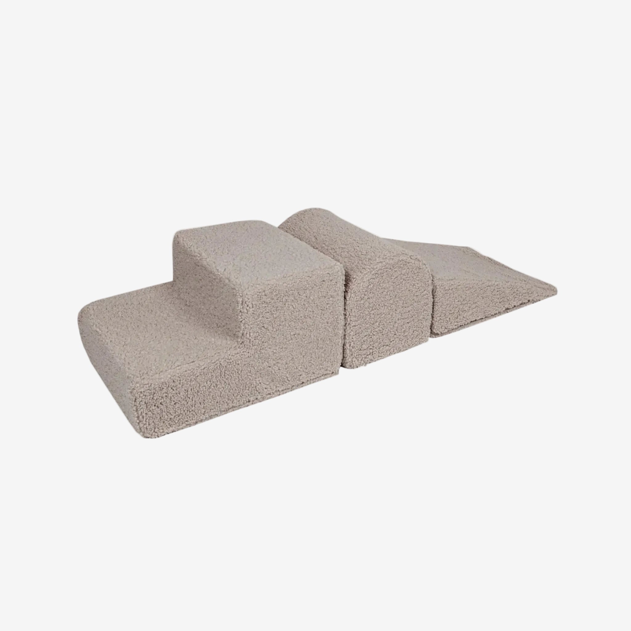 Bearly Corduroy Shape Set 3-Elements - Light Grey