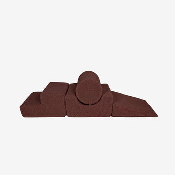 MeowBaby® Bearly Shape Set with 4 Elements - Brown