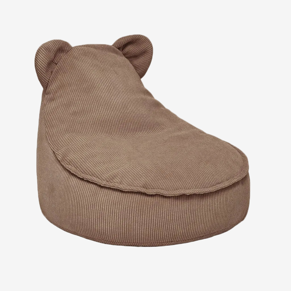 MeowBaby® Slimcord Teddy Sako Bag - Brown