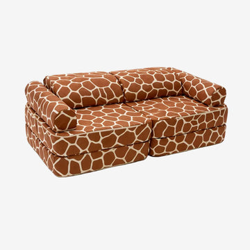 Modulaire speelbank voor kinderen, giraffe, 120cm