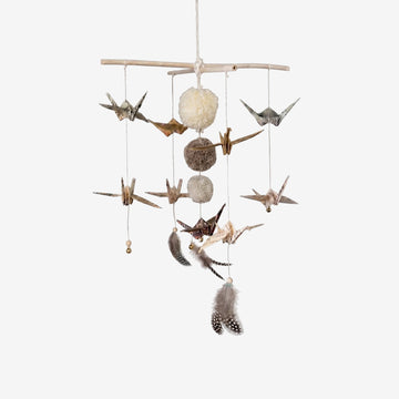 Origami Nursery Mobile - Gold Dust