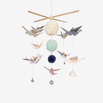 Origami Nursery Mobile - Pastel Colors