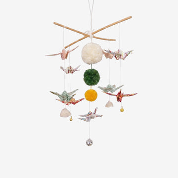 Origami Nursery Mobile - Vintage Vibe