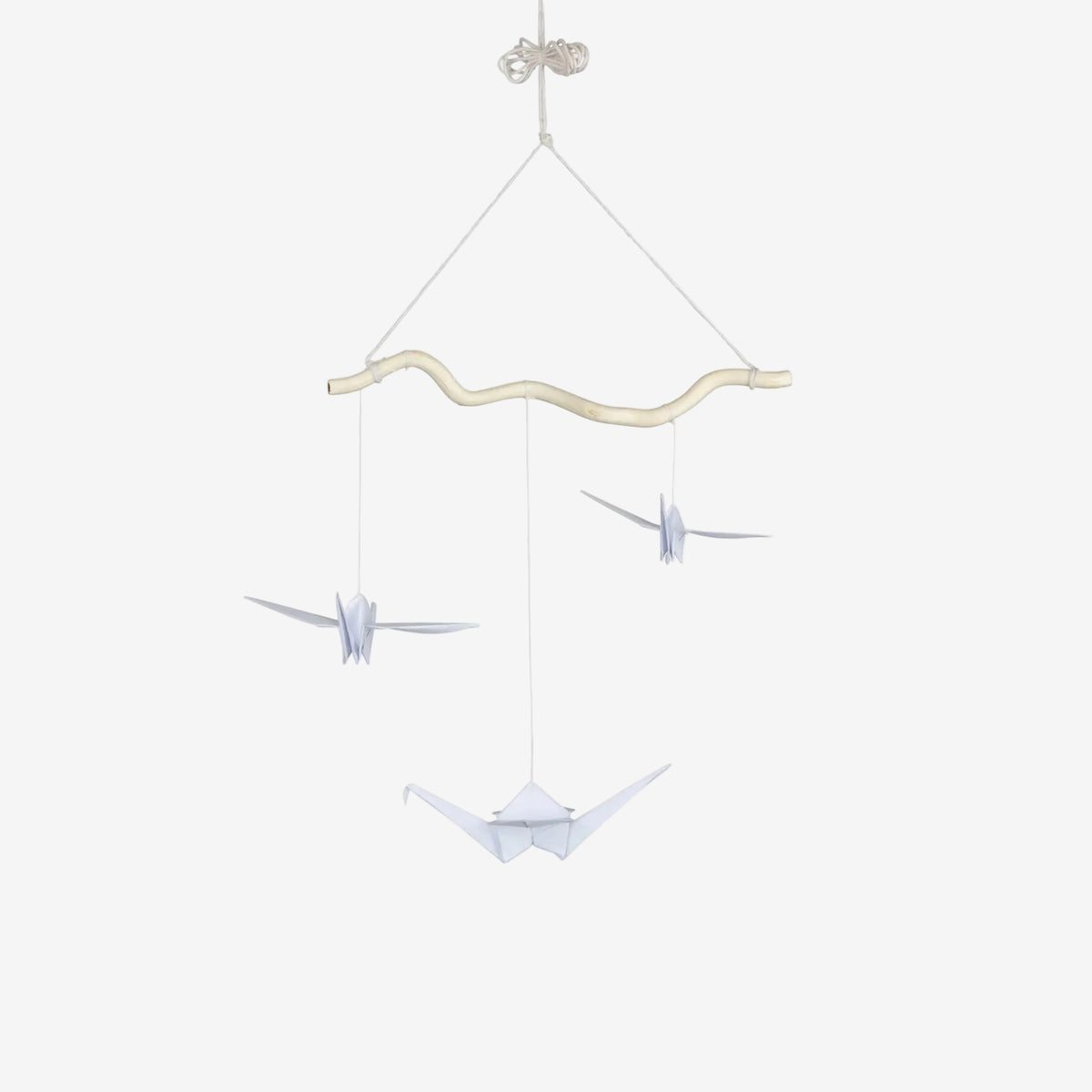 Origami Nursery Mobile - White