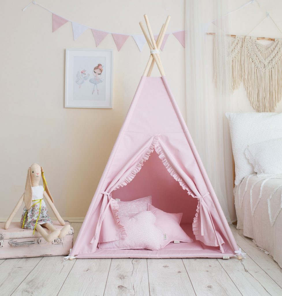 Pink Frill Teepee Tent