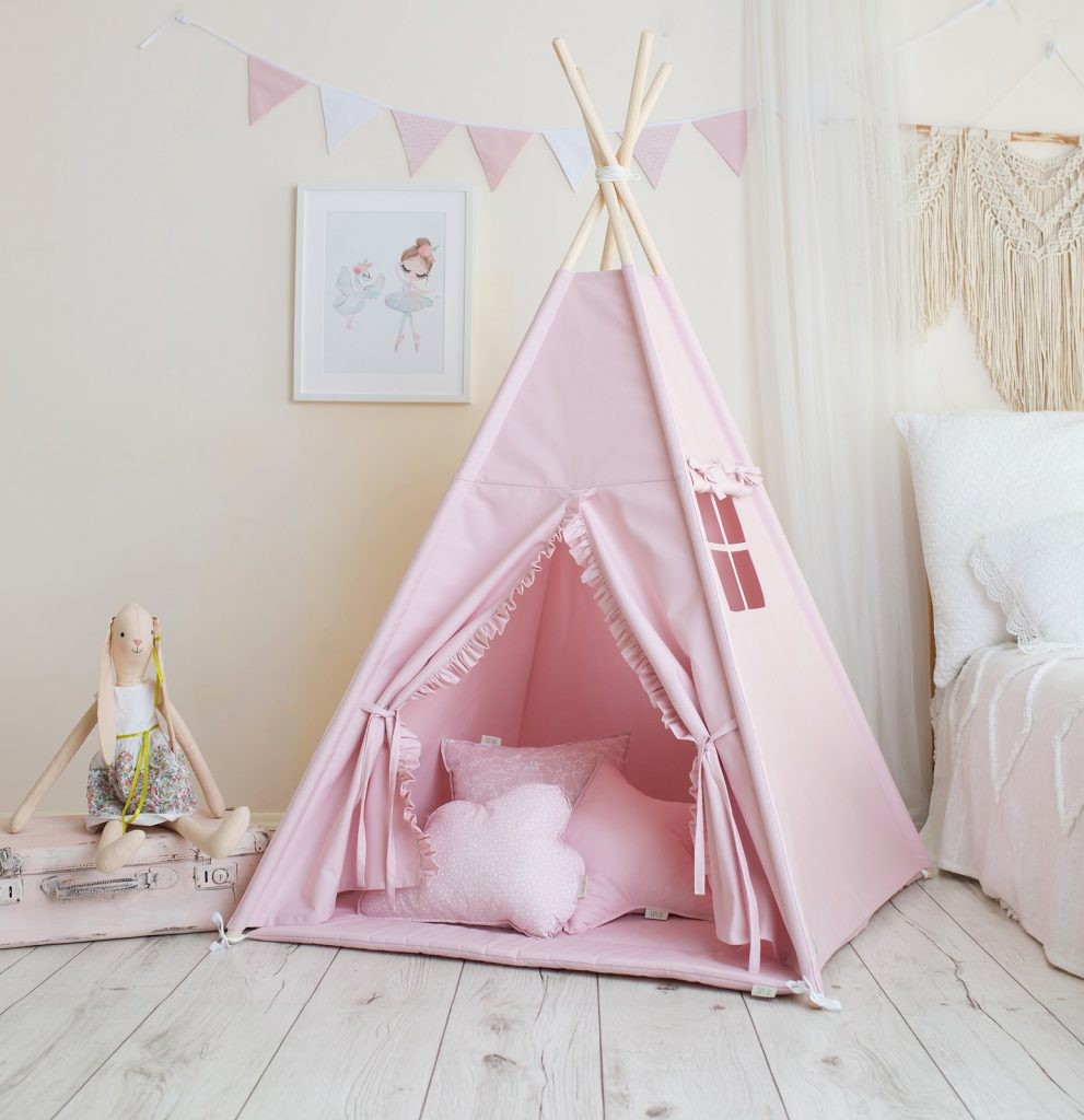 Pink Frill Teepee Tent