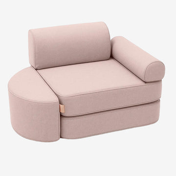 Small Indoor/Outdoor Outzy Pocket Sofa For Children - Rosy Dune Pink