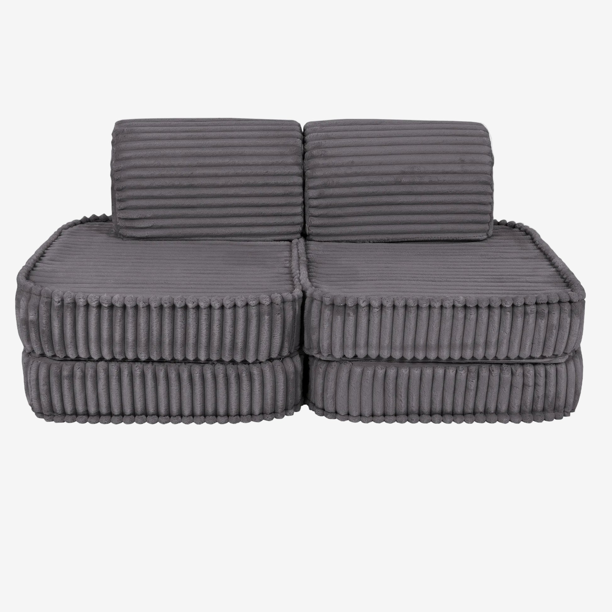 Small Modular Sofa for Kids - Churros Jurassic Grey