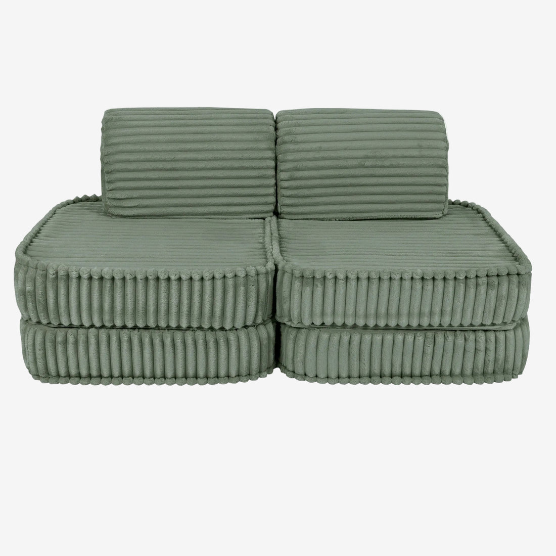 Small Modular Sofa for Kids - Churros Sage Green