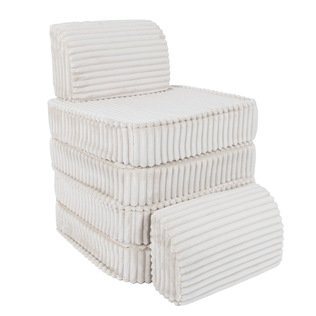 Small Modular Sofa for Kids - Churros White