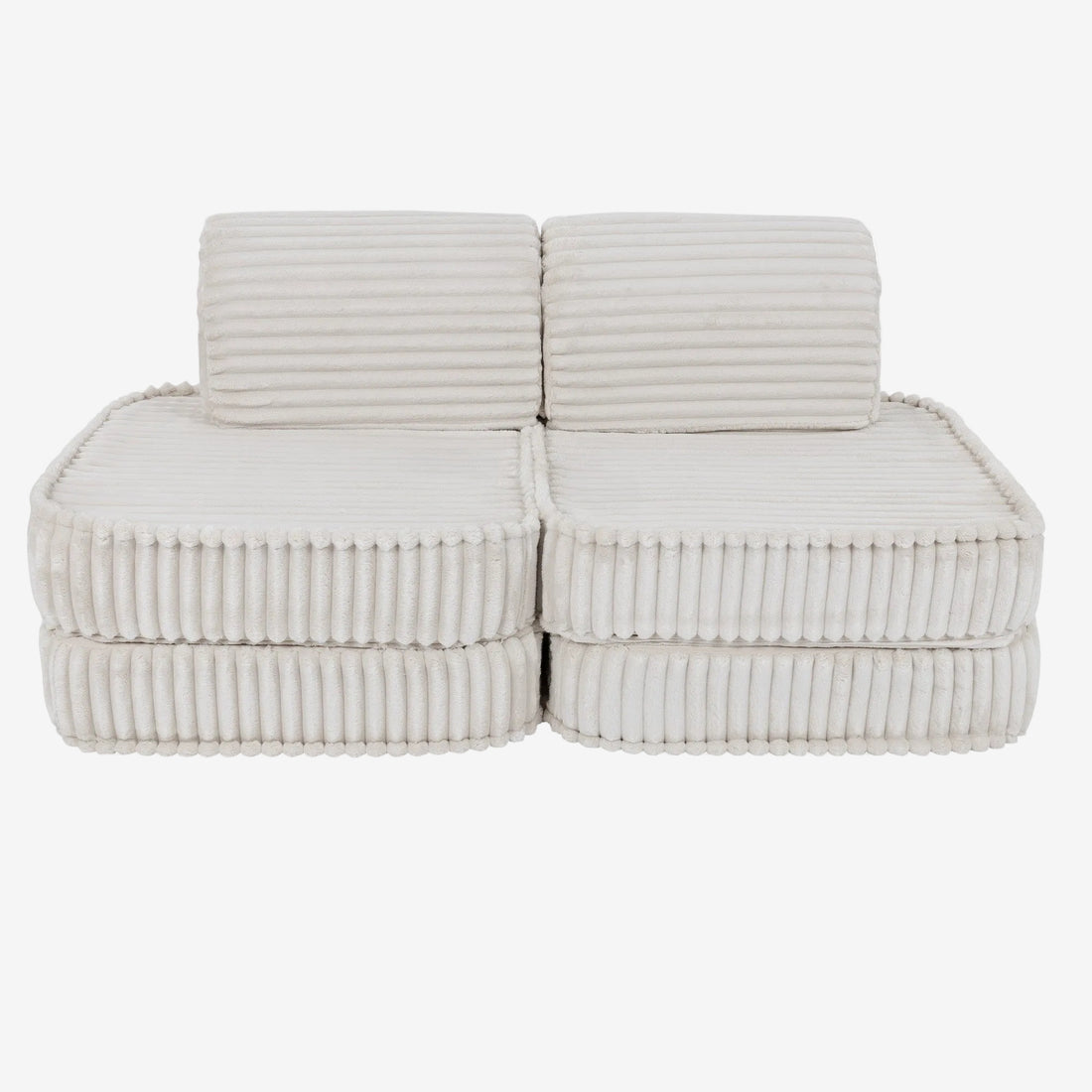 Small Modular Sofa for Kids - Churros White