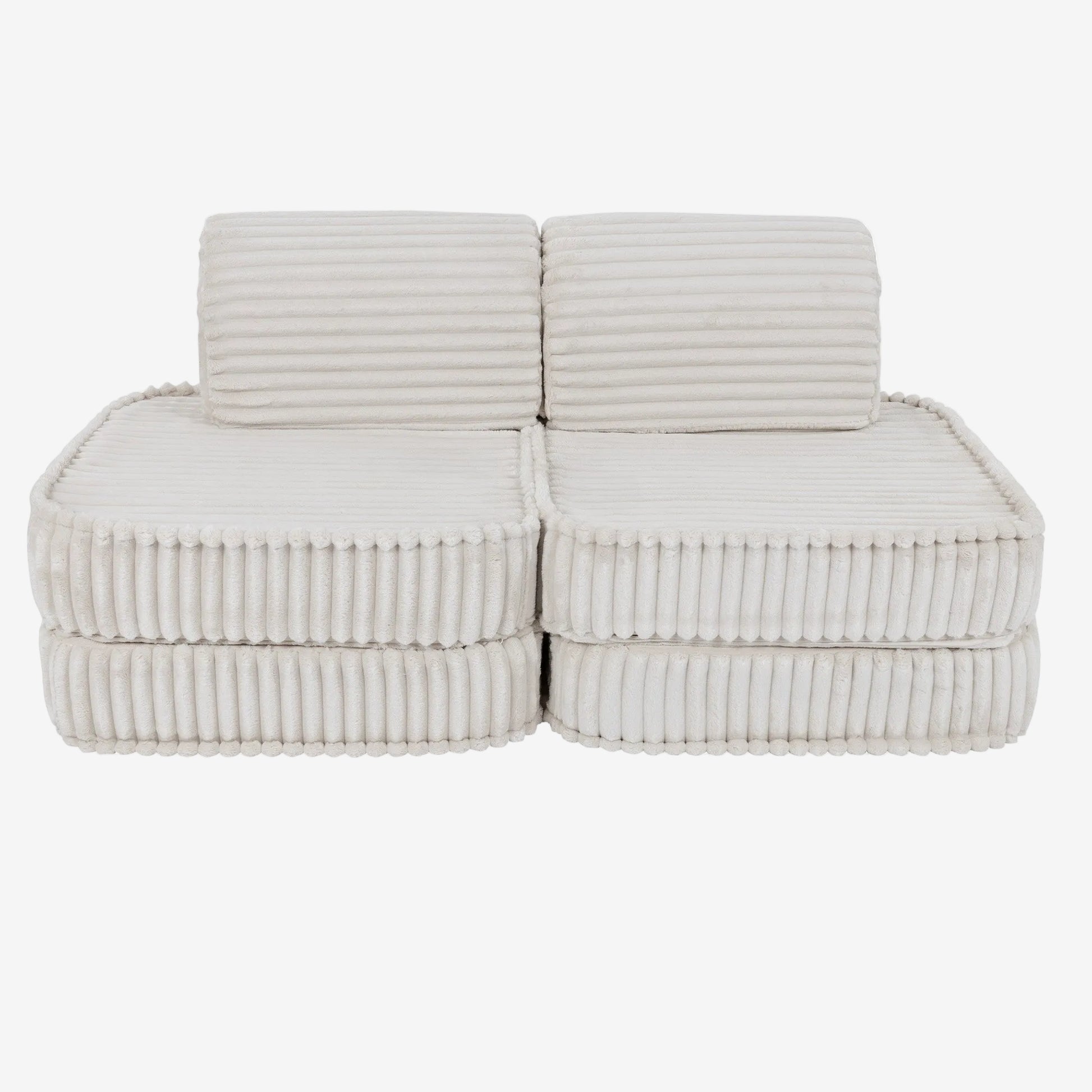 Small Modular Sofa for Kids - Churros White