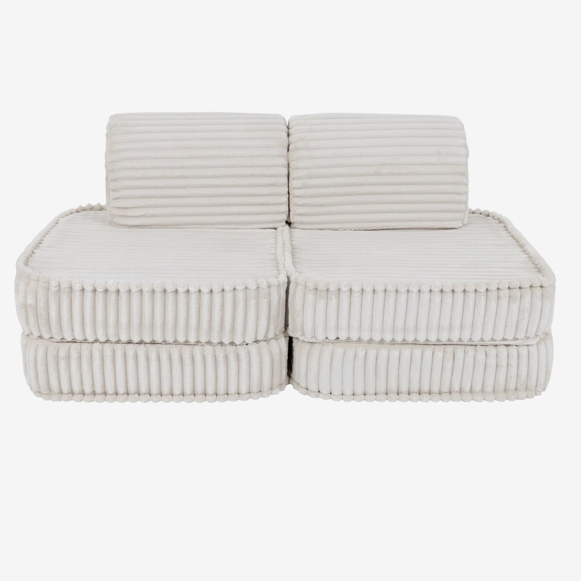 Small Modular Sofa for Kids - Churros White