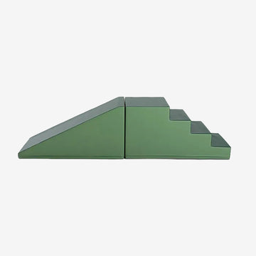Soft Play Step and Slide Set - Green