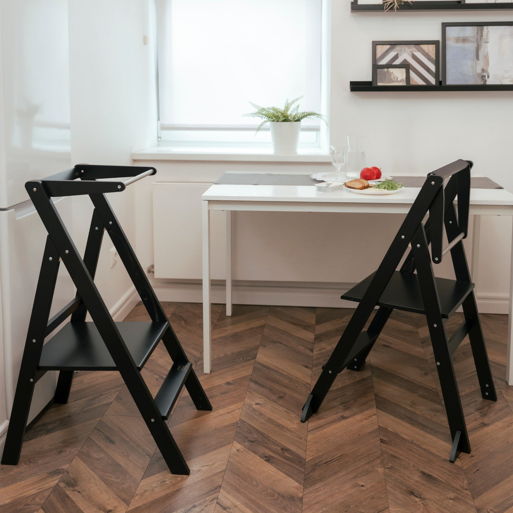 STEP'n'FOLD Foldable Helper Tower - Black